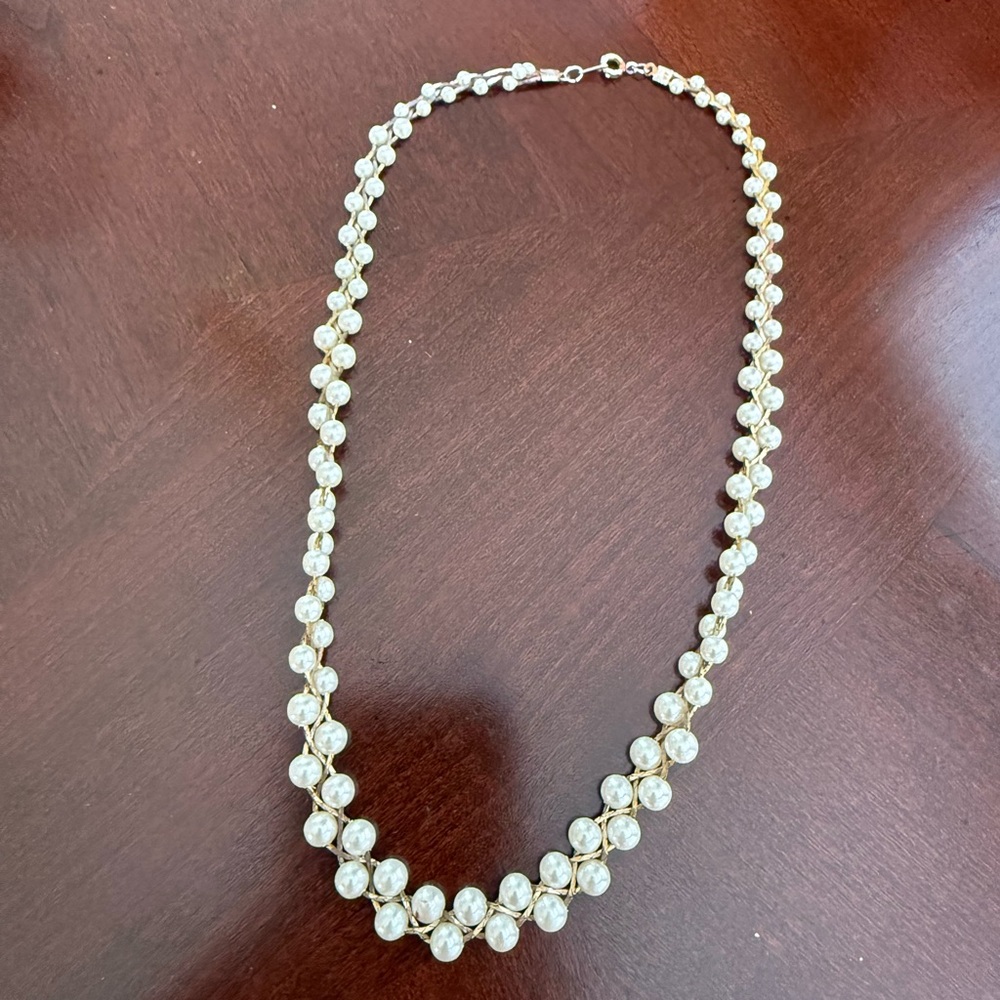 Vintage Faux Pearl Necklace